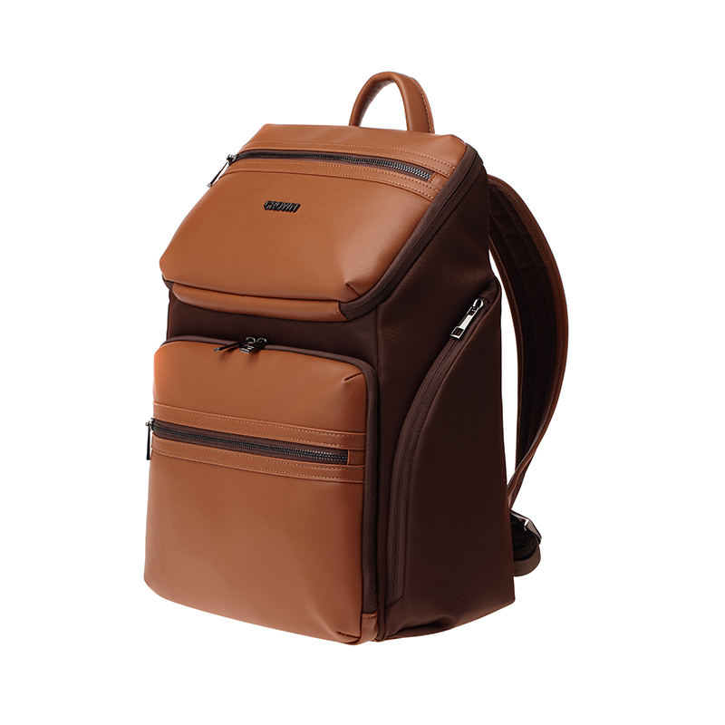 皇冠CROWN  E-P1131S 双肩背包 焦糖色（单位：个） 焦糖色